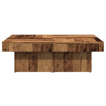 vidaXL Τραπεζάκι Σαλονιού Παλιό Ξύλο 90x90x28cm Επεξεργασμένο Ξύλο 1 τεμ.