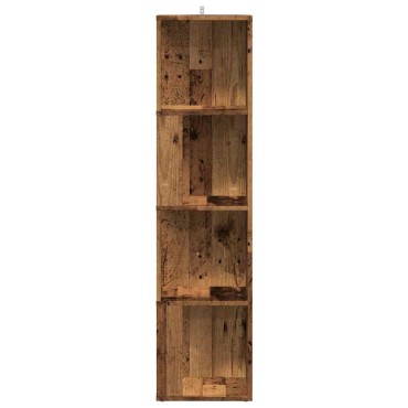vidaXL Ντουλάπι Γωνία Παλιό Ξύλο 33x33x132cm από Μοριοσανίδα 1 τεμ.