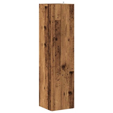vidaXL Ντουλάπι Γωνία Παλιό Ξύλο 33x33x132cm από Μοριοσανίδα 1 τεμ.