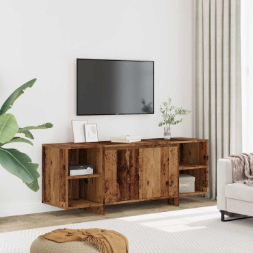vidaXL Έπιπλο Τηλεόρασης Παλιό Ξύλο 130x35x50cm από Μοριοσανίδα
