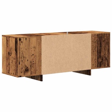 vidaXL Έπιπλο Τηλεόρασης Παλιό Ξύλο 130x35x50cm από Μοριοσανίδα