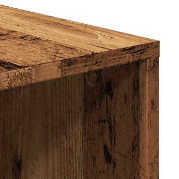 vidaXL Έπιπλο Τηλεόρασης Παλιό Ξύλο 130x35x50cm από Μοριοσανίδα