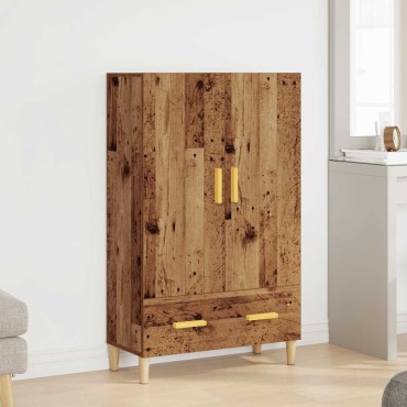 vidaXL Ντουλάπι Παλιό ξύλο 70x31x115cm Κατασκευασμένο ξύλο 1 τεμ.