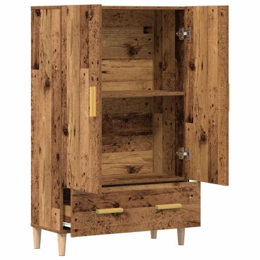 vidaXL Ντουλάπι Παλιό ξύλο 70x31x115cm Κατασκευασμένο ξύλο 1 τεμ.