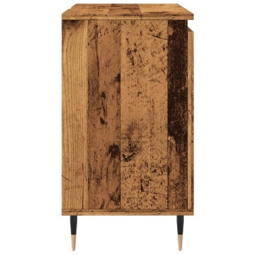vidaXL Ντουλάπι μπάνιου Παλιό ξύλο 58x33x60cm Κατασκευασμένο ξύλο