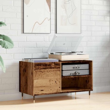 vidaXL Δισκοθήκη Παλιό Ξύλο 84,5x38x48cm από Επεξεργασμένο Ξύλο