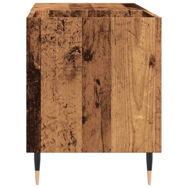vidaXL Δισκοθήκη Παλιό Ξύλο 84,5x38x48cm από Επεξεργασμένο Ξύλο