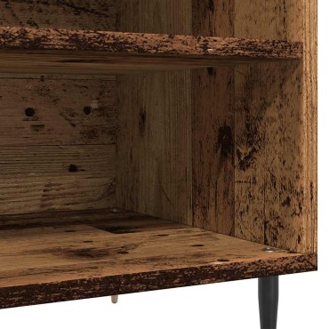 vidaXL Δισκοθήκη Παλιό Ξύλο 84,5x38x48cm από Επεξεργασμένο Ξύλο