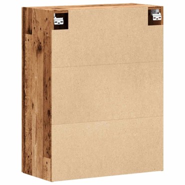 vidaXL Επίτοιχο ντουλάπι Παλιό ξύλο 69,5x34x90cm 1 τεμ.