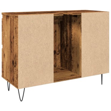 vidaXL Ντουλάπι Μπάνιου Παλαιό Ξύλο 80x33x60cm από Επεξεργασμένο Ξύλο