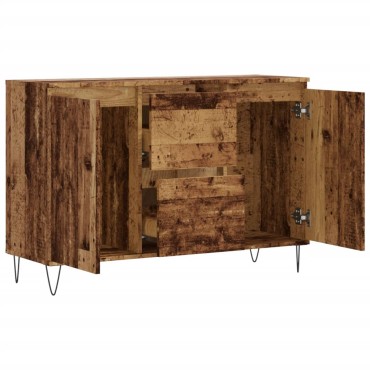 vidaXL Μπουφές Παλιό ξύλο 104x35x70cm από Επεξεργασμένο Ξύλο 1 τεμ.