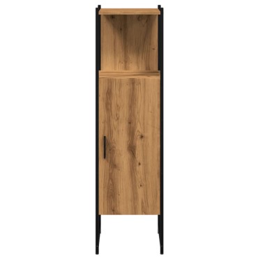 vidaXL Ντουλάπι μπάνιου Δρυς τεχνίτης 33x33x120,5cm 1 τεμ.