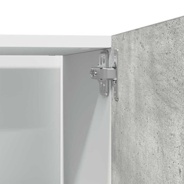 vidaXL Ντουλάπι Ψυγείου Lyon Γκρι Σκυροδέματος 60x57x207cm 1 τεμ.