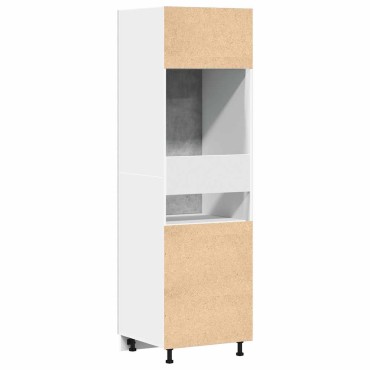 vidaXL Ντουλάπι Ψυγείου Lyon Γκρι Σκυροδέματος 60x57x207cm 1 τεμ.
