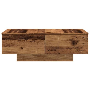 vidaXL Τραπεζάκι Σαλονιού Παλιό Ξύλο 90x60x31cm από Μοριοσανίδα 1 τεμ.