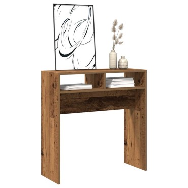 vidaXL Τραπεζάκι Κονσόλα Παλιό Ξύλο 78x30x80cm από Μοριοσανίδα 1 τεμ.