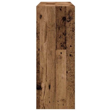 vidaXL Τραπεζάκι Κονσόλα Παλιό Ξύλο 78x30x80cm από Μοριοσανίδα 1 τεμ.