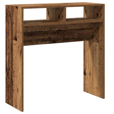 vidaXL Τραπεζάκι Κονσόλα Παλιό Ξύλο 78x30x80cm από Μοριοσανίδα 1 τεμ.