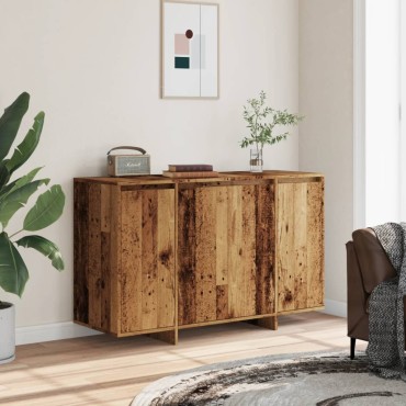 vidaXL Σκευοθήκη Παλιό ξύλο 120x41x75cm Ξύλο μηχανής 1 τεμ.