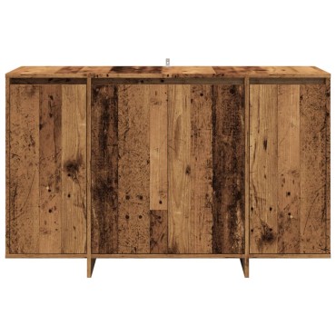 vidaXL Σκευοθήκη Παλιό ξύλο 120x41x75cm Ξύλο μηχανής 1 τεμ.