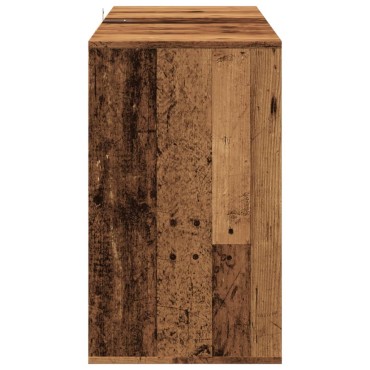 vidaXL Σκευοθήκη Παλιό ξύλο 120x41x75cm Ξύλο μηχανής 1 τεμ.