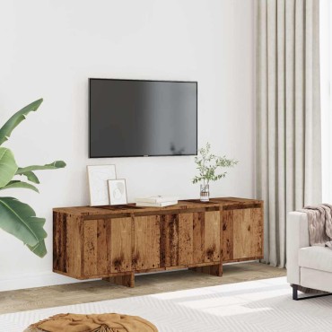 vidaXL Έπιπλο Τηλεόρασης Παλιό Ξύλο 120x30x40,5cm από Μοριοσανίδα