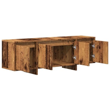vidaXL Έπιπλο Τηλεόρασης Παλιό Ξύλο 120x30x40,5cm από Μοριοσανίδα