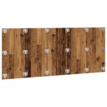 vidaXL κεφαλάρι κρεβατιού Παλιό ξύλο 200x1,5x80cm Κατασκευασμένο ξύλο