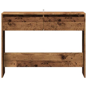 vidaXL Τραπέζι Κονσόλα Παλαιό Ξύλο 100x35x76,5cm Επεξεργασμένο Ξύλο 1 τεμ.