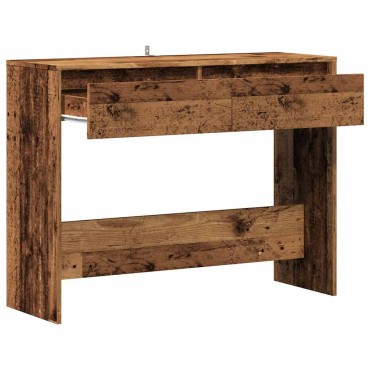 vidaXL Τραπέζι Κονσόλα Παλαιό Ξύλο 100x35x76,5cm Επεξεργασμένο Ξύλο 1 τεμ.