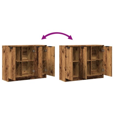 vidaXL Ντουλάπι Παλιό Ξύλο 90,5x30x70cm από Επεξεργασμένο Ξύλο 1 τεμ.