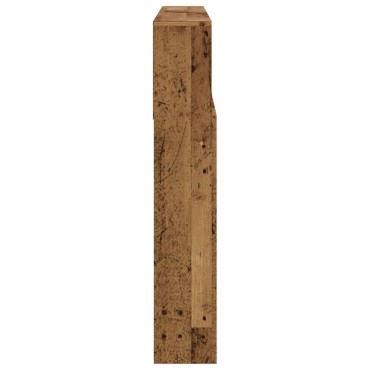 vidaXL Ντουλάπι κεφαλάρι Παλιό ξύλο 140x19x103,5cm