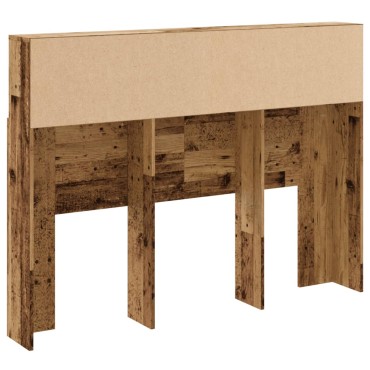vidaXL Ντουλάπι κεφαλάρι Παλιό ξύλο 140x19x103,5cm