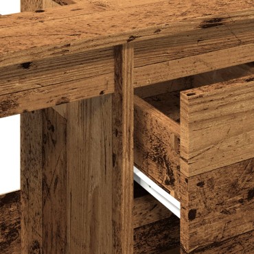 vidaXL Ντουλάπι νιπτήρα Παλιό ξύλο 65x33x60cm Κατασκευασμένο ξύλο 1 τεμ.