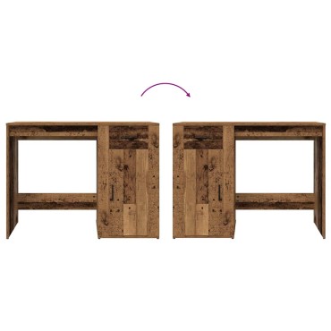 vidaXL Γραφείο Παλιό Ξύλο 100x49x75cm από Μοριοσανίδα 1 τεμ.