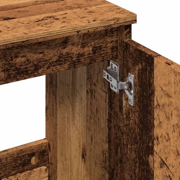 vidaXL Ντουλάπι νιπτήρα Παλιό ξύλο 58x33x60cm Κατασκευασμένο ξύλο 1 τεμ.