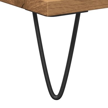 vidaXL Ντουλάπι Μπάνιου Δρυς τεχνίτης 58x33x60cm από Επεξεργ Ξύλο