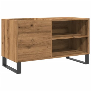 vidaXL Δισκοθήκη Δρυς τεχνίτης 84,5x38x48cm από Επεξεργασμένο Ξύλο