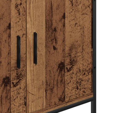 vidaXL Ντουλάπι νιπτήρα Παλιό ξύλο 60x30x60cm Κατασκευασμένο ξύλο 1 τεμ.