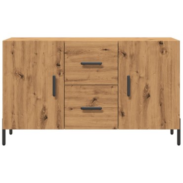 vidaXL Σκευοθήκη Δρυς τεχνίτης 100x36x60cm Κατασκευασμένο ξύλο 1 τεμ.