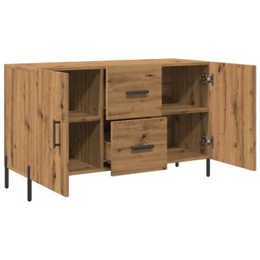 vidaXL Σκευοθήκη Δρυς τεχνίτης 100x36x60cm Κατασκευασμένο ξύλο 1 τεμ.
