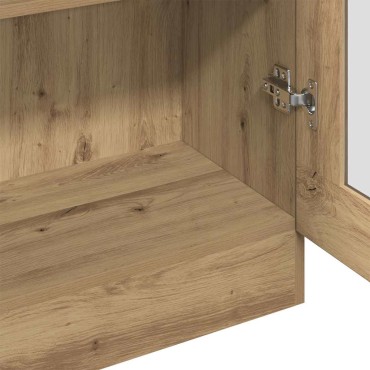 vidaXL Ντουλάπι Τεχνίτης Δρυς 82,5x30,5x150cm από Επεξεργασμένο Ξύλο 1 τεμ.