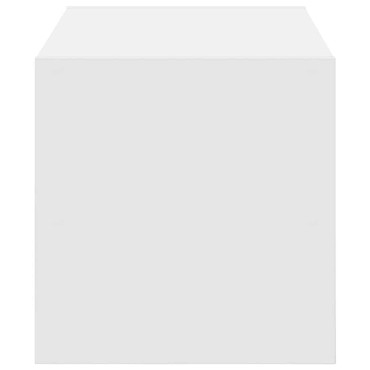 vidaXL Ράφι παπουτσιών στοιβαζόμενο λευκό 60x30x30,5cm