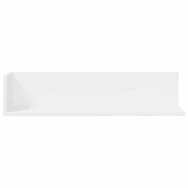 vidaXL Ραφιέρες Τοίχου 2 τεμ. Λευκό 75x16,5x16,5cm από Μοριοσανίδα