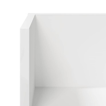 vidaXL Ραφιέρες Τοίχου 2 τεμ. Λευκό 75x16,5x16,5cm από Μοριοσανίδα