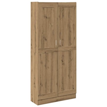 vidaXL Ντουλάπι Τεχνίτης Δρυς 82,5x30,5x185cm από Επεξεργασμένο Ξύλο 1 τεμ.