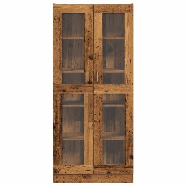 vidaXL Ντουλάπι Όψη Παλαιού Ξύλου 82,5x30,5x185cm Επεξεργασμένο Ξύλο 1 τεμ.