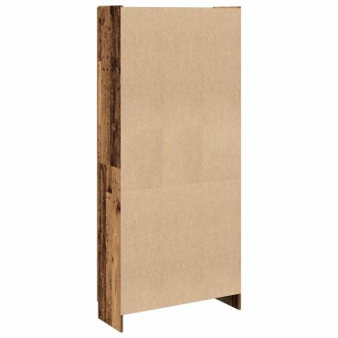 vidaXL Ντουλάπι Όψη Παλαιού Ξύλου 82,5x30,5x185cm Επεξεργασμένο Ξύλο 1 τεμ.