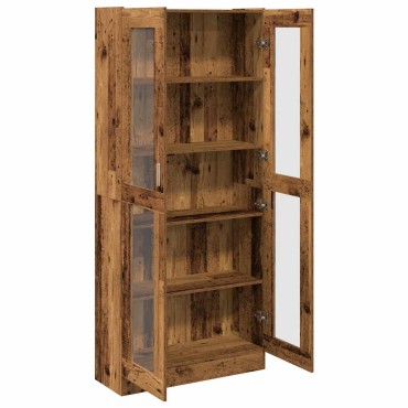 vidaXL Ντουλάπι Όψη Παλαιού Ξύλου 82,5x30,5x185cm Επεξεργασμένο Ξύλο 1 τεμ.