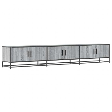 vidaXL Έπιπλο Τηλεόρασης Γκρι Sonoma 240x35x41cm από Επεξεργ. Ξύλο